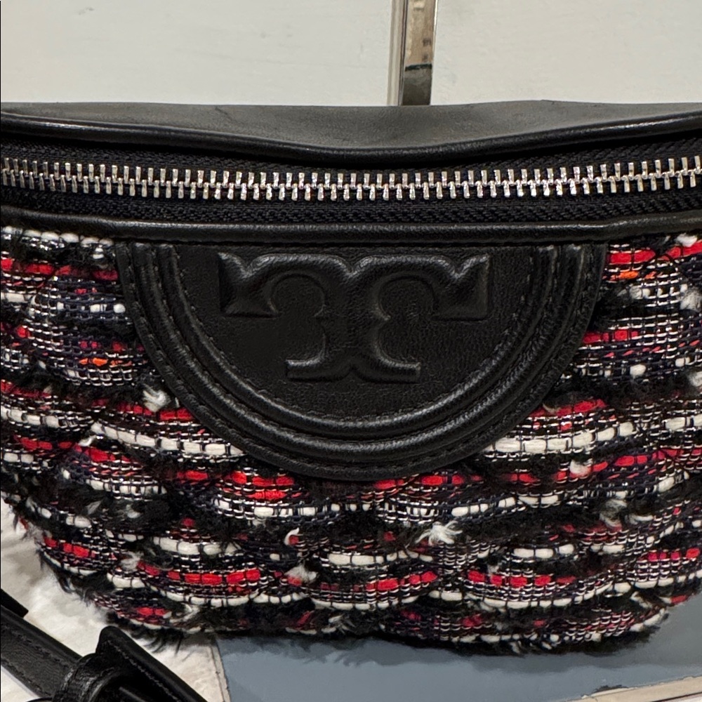 Tory Burch Fleming Tweed Belt Bag Fanny Pack - Picture 5 of 17